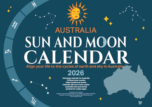 DIGITAL VERSION - Sun + Moon Calendar Australia 2026